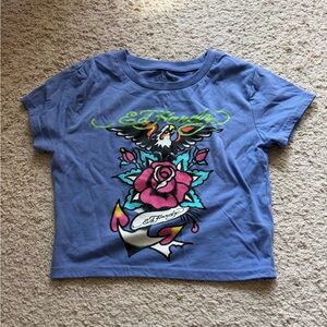 Ed Hardy Graphic crop top